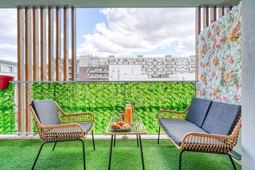 Апартаменти T2 Luxe Proche Paris Terrasse Parking Prive Вітрі-сюр-Сен Екстер'єр фото